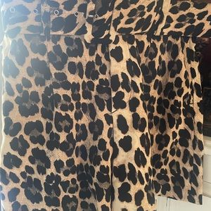 Zara leopard print shorts